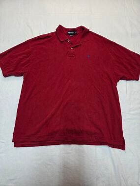 Polo Golf by Ralph Lauren Men's Burgundy Short-Sleeve Polo S XXL